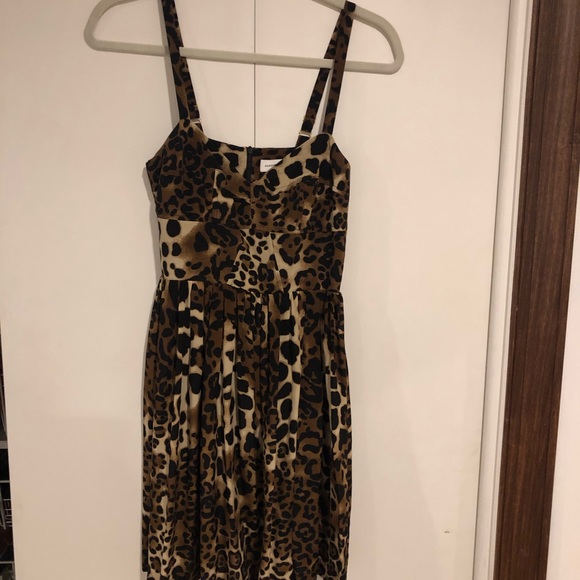Amanda Uprichard Cheetah Print Dress - Picture 2 of 6